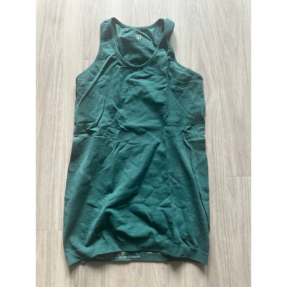 Sweaty Betty Teal Blue‎ Athlete Seamless Workout Tank Top size Small